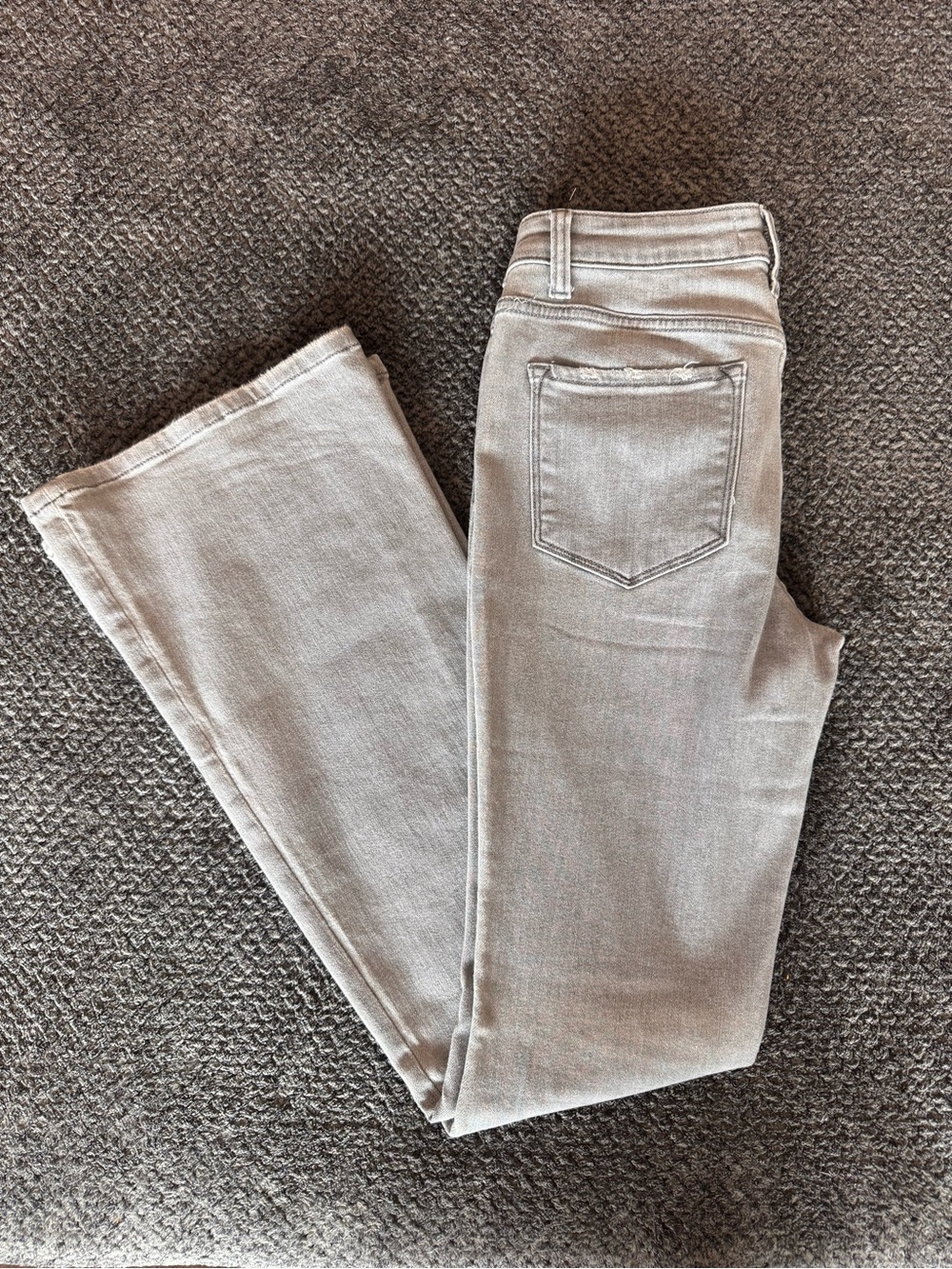 Flying Monkey Light Gray Flare Jeans